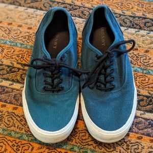 Old Navy Men's Teal Canvas Sneakers